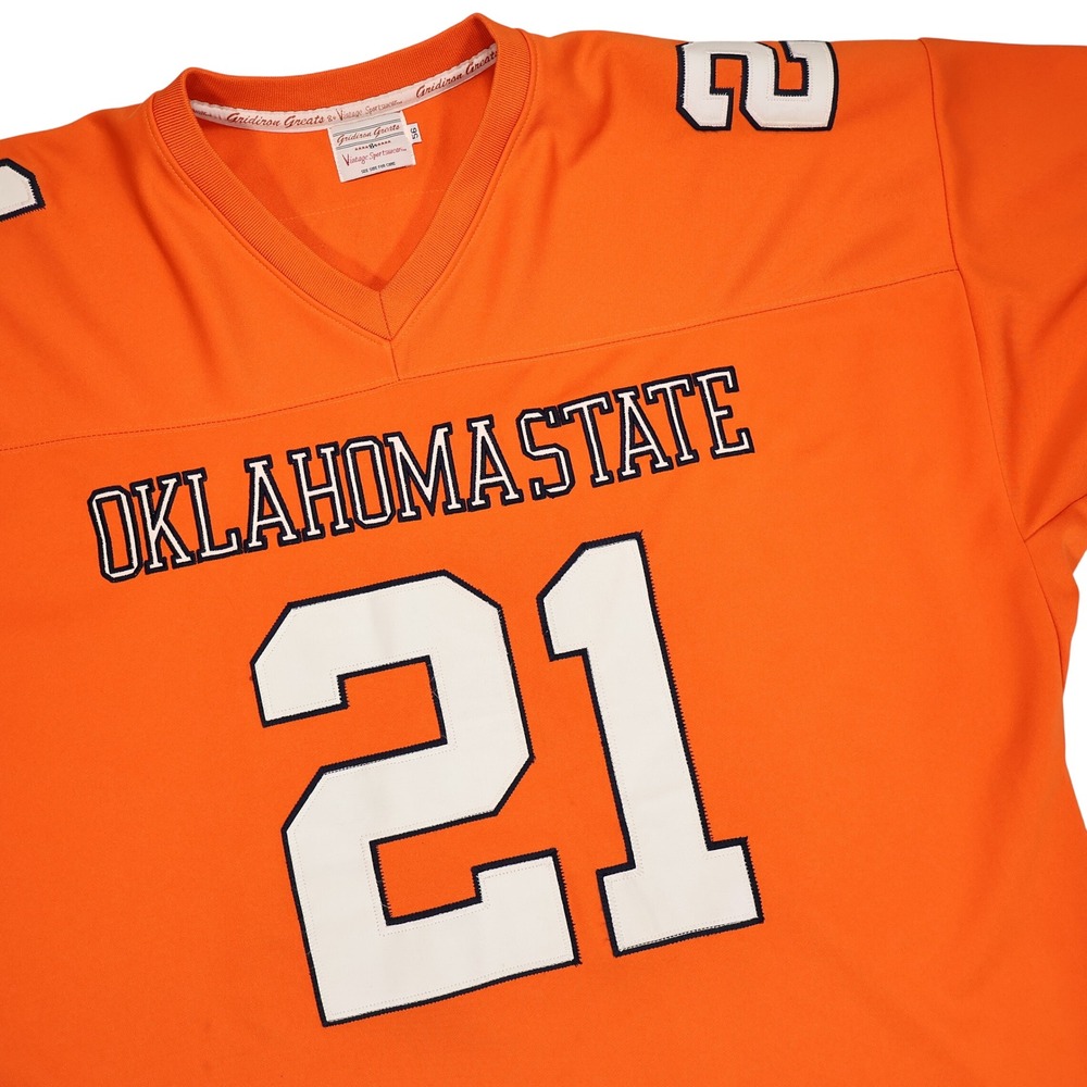 VTG GRIDIRON GREATS Mens Sz 56 Barry Sanders 1988 Oklahoma State Football Jersey